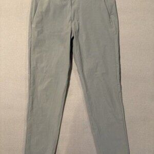 Lululemon Commission Pants Slim Mens 31x28 Light Cast Warpstreme